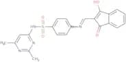2-(((4-(((2,6-dimethylpyrimidin-4-yl)amino)sulfonyl)phenyl)amino)methylene)indane-1,3-dione