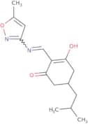 2-(((5-methylisoxazol-3-yl)amino)methylene)-5-(2-methylpropyl)cyclohexane-1,3-dione