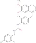 3-(2,4-dichlorobenzyl)-1-(4-((6,7-dimethoxy(3,4-dihydroisoquinolyl))methyl)phenyl)urea