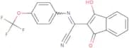 2-(1,3-dioxoindan-2-ylidene)-2-((4-(trifluoromethoxy)phenyl)amino)ethanenitrile