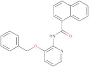 naphthyl-N-(3-(phenylmethoxy)(2-pyridyl))formamide