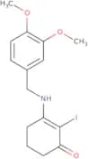 3-(((3,4-dimethoxyphenyl)methyl)amino)-2-iodocyclohex-2-en-1-one