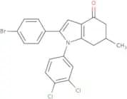 1-(3,4-dichlorophenyl)-2-(4-bromophenyl)-6-methyl-5,6,7-trihydroindol-4-one