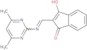 2-(((4,6-dimethylpyrimidin-2-yl)amino)methylene)indane-1,3-dione