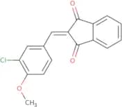 2-((3-chloro-4-methoxyphenyl)methylene)indane-1,3-dione