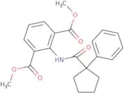 methyl 3-(methoxycarbonyl)-2-((phenylcyclopentyl)carbonylamino)benzoate