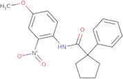 N-(4-methoxy-2-nitrophenyl)-1-phenylcyclopentane-1-carboxamide