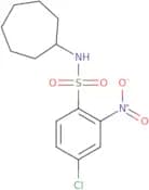 ((4-chloro-2-nitrophenyl)sulfonyl)cycloheptylamine