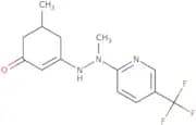 5-methyl-3-((methyl(5-(trifluoromethyl)(2-pyridyl))amino)amino)cyclohex-2-en-1-one