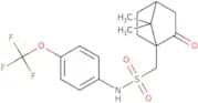 7,7-dimethyl-1-((((4-(trifluoromethoxy)phenyl)amino)sulfonyl)methyl)bicyclo[2.2.1]heptan-2-one