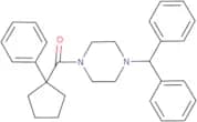 1-(diphenylmethyl)-4-(1-phenylcyclopentanecarbonyl)piperazine