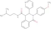 (2-(4-methoxyphenyl)-1-oxo-3-(3-pyridyl)(4-2,3,4-trihydroisoquinolyl))-N-(3-methylbutyl)formamide