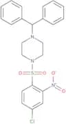 1-((4-(diphenylmethyl)piperazinyl)sulfonyl)-4-chloro-2-nitrobenzene