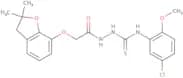 1-(2-(2,2-dimethyl(3-oxaindan-4-yloxy))acetyl)-4-(5-chloro-2-methoxyphenyl)thiosemicarbazide