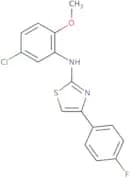(5-chloro-2-methoxyphenyl)(4-(4-fluorophenyl)(2,5-thiazolyl))amine