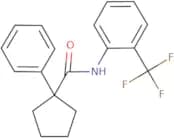 1-phenyl-N-[2-(trifluoromethyl)phenyl]cyclopentane-1-carboxamide