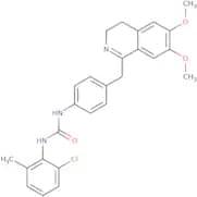 1-(4-((6,7-dimethoxy(3,4-dihydroisoquinolyl))methyl)phenyl)-3-(6-chloro-2-methylphenyl)urea
