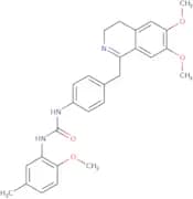 1-(4-((6,7-dimethoxy(3,4-dihydroisoquinolyl))methyl)phenyl)-3-(2-methoxy-5-methylphenyl)urea