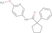 N-(6-methoxypyridin-3-yl)-1-phenylcyclopentane-1-carboxamide