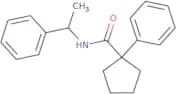 1-phenyl-N-(1-phenylethyl)cyclopentane-1-carboxamide