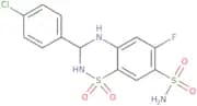 2-(4-chlorophenyl)-7-fluoro-4,4-dioxo-1,2,3-trihydro-4-thiaquinazoline-6-sulfonamide