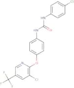 ((4-chlorophenyl)amino)-N-(4-(3-chloro-5-(trifluoromethyl)(2-pyridyloxy))phenyl)formamide