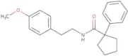 N-[2-(4-methoxyphenyl)ethyl]-1-phenylcyclopentane-1-carboxamide