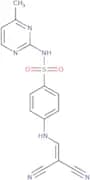 (((4-(((4-methylpyrimidin-2-yl)amino)sulfonyl)phenyl)amino)methylene)methane-1,1-dicarbonitrile