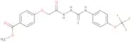 methyl 4-((N-((thioxo((4-(trifluoromethoxy)phenyl)amino)methyl)amino)carbamoyl)methoxy)benzoate