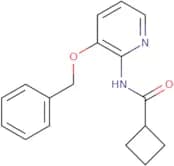 cyclobutyl-N-(3-(phenylmethoxy)(2-pyridyl))formamide
