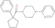 phenylcyclopentyl 4-(2-pyridyl)piperazinyl ketone