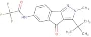 N-(3-(tert-butyl)-2-methyl-4-oxoindeno[3,2-c]pyrazol-6-yl)-2,2,2-trifluoroethanamide