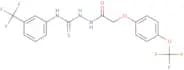 1-(2-(4-trifluoromethoxyphenoxy)acetyl)-4-(3-trifluoromethylphenyl)thiosemicarbazide