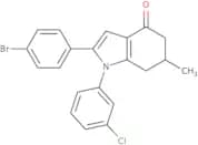 2-(4-bromophenyl)-1-(3-chlorophenyl)-6-methyl-5,6,7-trihydroindol-4-one