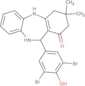 2,10-diaza-9-(3,5-dibromo-4-hydroxyphenyl)-5,5-dimethyltricyclo[9.4.0.0<3,8>]pentadeca-1(11),3(8),…