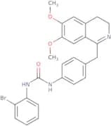 1-(4-((6,7-dimethoxy(3,4-dihydroisoquinolyl))methyl)phenyl)-3-(2-bromophenyl)urea