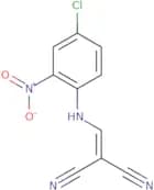 (((4-chloro-2-nitrophenyl)amino)methylene)methane-1,1-dicarbonitrile