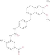 1-(4-((6,7-dimethoxy(3,4-dihydroisoquinolyl))methyl)phenyl)-3-(2-methyl-5-nitrophenyl)urea