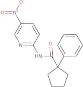 N-(5-nitropyridin-2-yl)-1-phenylcyclopentane-1-carboxamide