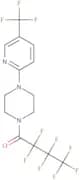 2,2,3,3,4,4,4-heptafluoro-1-(4-(5-(trifluoromethyl)(2-pyridyl))piperazinyl)butan-1-one