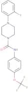 (4-(2-fluorophenyl)piperazinyl)-N-(4-(trifluoromethoxy)phenyl)formamide
