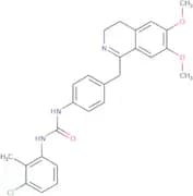 1-(4-((6,7-dimethoxy(3,4-dihydroisoquinolyl))methyl)phenyl)-3-(3-chloro-2-methylphenyl)urea