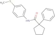 N-[4-(methylsulfanyl)phenyl]-1-phenylcyclopentane-1-carboxamide