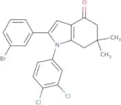 1-(3,4-dichlorophenyl)-2-(3-bromophenyl)-6,6-dimethyl-5,6,7-trihydroindol-4-one