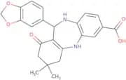 2,9-diaza-10-benzo[d]1,3-dioxolen-5-yl-14,14-dimethyl-12-oxotricyclo