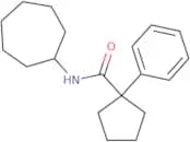 N-cycloheptyl-1-phenylcyclopentane-1-carboxamide