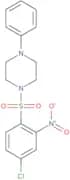 4-chloro-2-nitro-1-((4-phenylpiperazinyl)sulfonyl)benzene