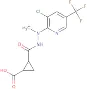 2-(N-((3-chloro-5-(trifluoromethyl)(2-pyridyl))methylamino)carbamoyl)cyclopropanecarboxylic acid