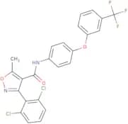 (3-(2,6-dichlorophenyl)-5-methylisoxazol-4-yl)-N-(4-(3-(trifluoromethyl)phenoxy)phenyl)formamide
