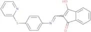 2-(((4-(2-pyridylthio)phenyl)amino)methylene)indane-1,3-dione